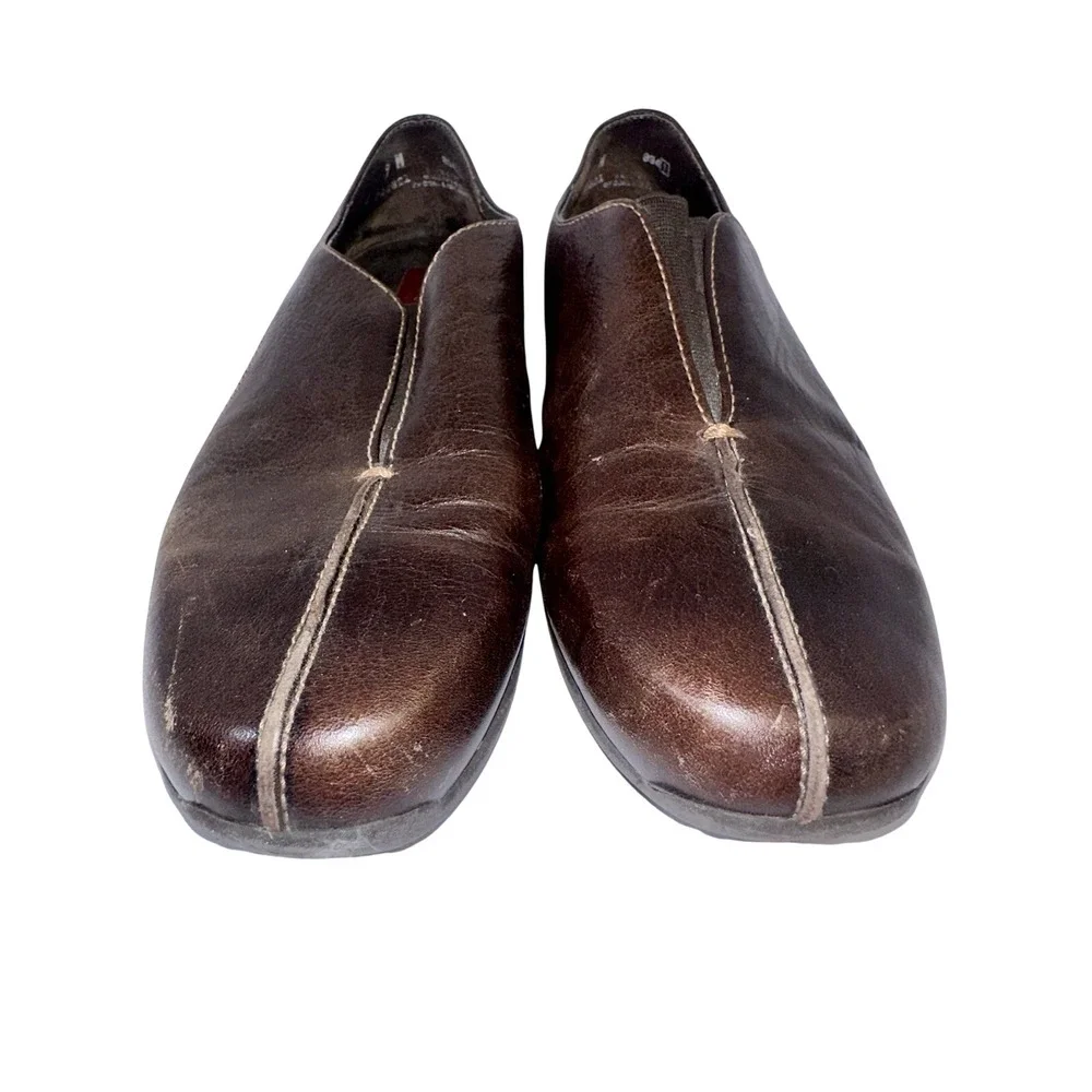 Munro Brown Slip On‎ Loafers Comfort Shoes Womens 9M